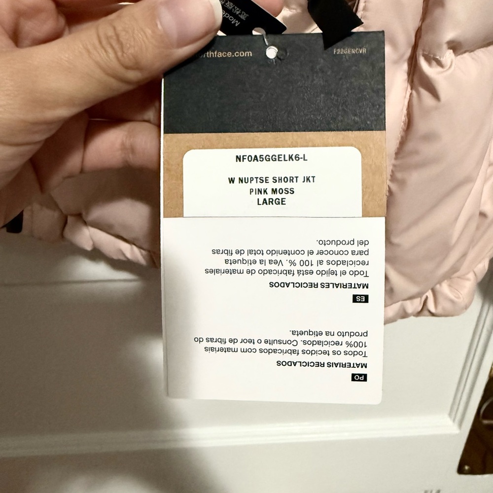 NWT The North Face Nuptse Short Jacket - Picture 9 of 9